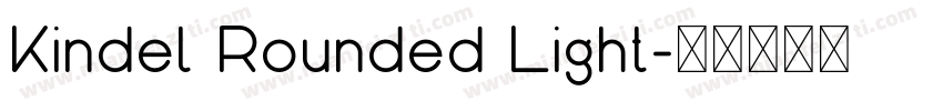 Kindel Rounded Light字体转换